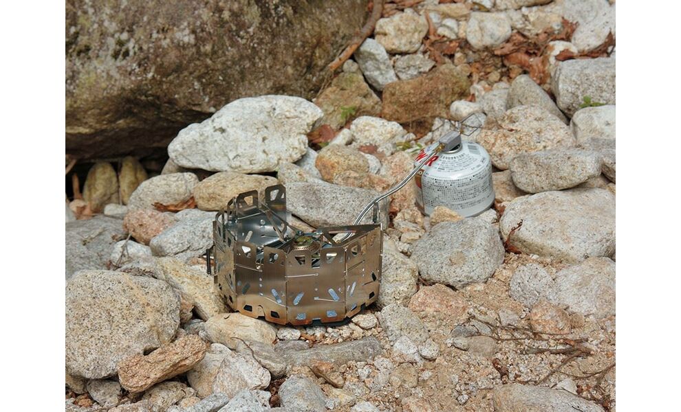 Туристичний газовий пальник зі шлангом, підігрівом, п'єзопідпалом та вітрозахистом Snow Peak GS-360 GeoShield Stove під різьбовий балон, зображення 13