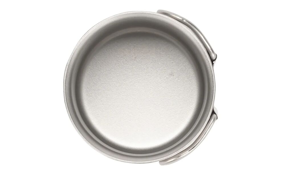 Туристична термочашка зі складною ручкою Snow Peak Titanium Double Wall на 220 мл, титан, Об'єм: 220, зображення 6