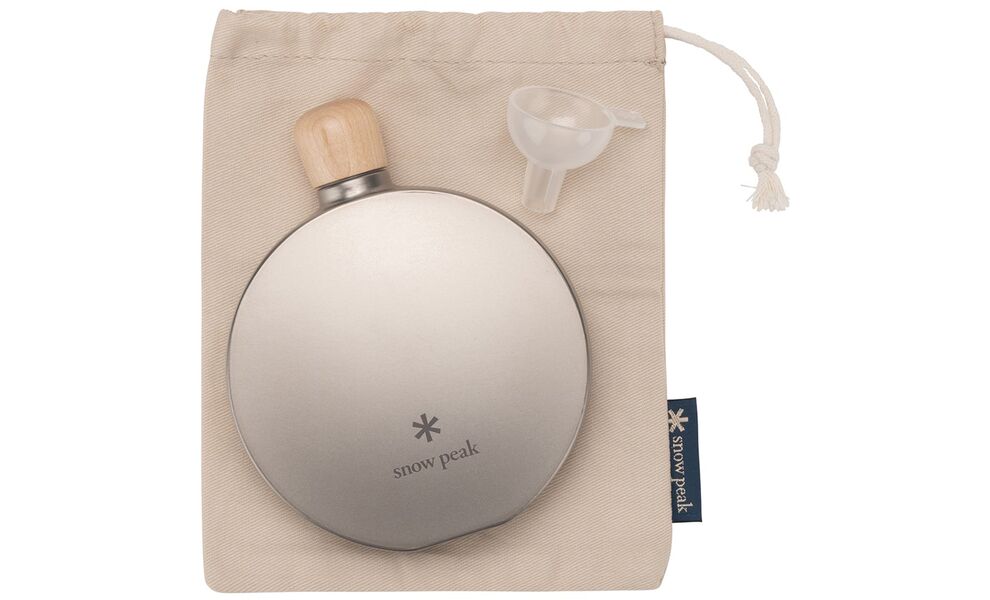 Фляга Snow Peak TW-116 Titanium Curved Flask, 150 мл, Об'єм: 150, зображення 8