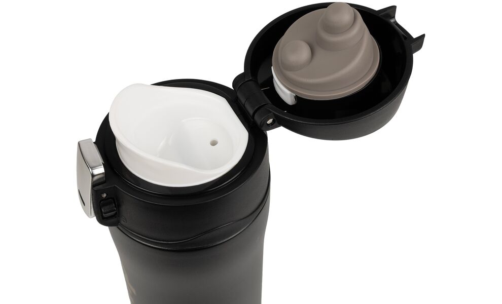 Термокружка для кави з поїлкою Tramp UTRC-107 (Mat Black) на 450 мл: герметична кришка, Об'єм: 450, Колір: Mat Black, зображення 3