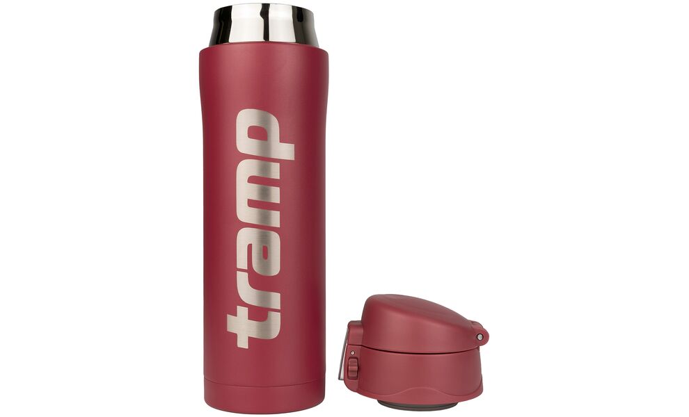 Термокружка для кави з поїлкою Tramp UTRC-107 (Mat Pink) на 450 мл: герметична кришка, Об'єм: 450, Колір: Mat Pink, зображення 4