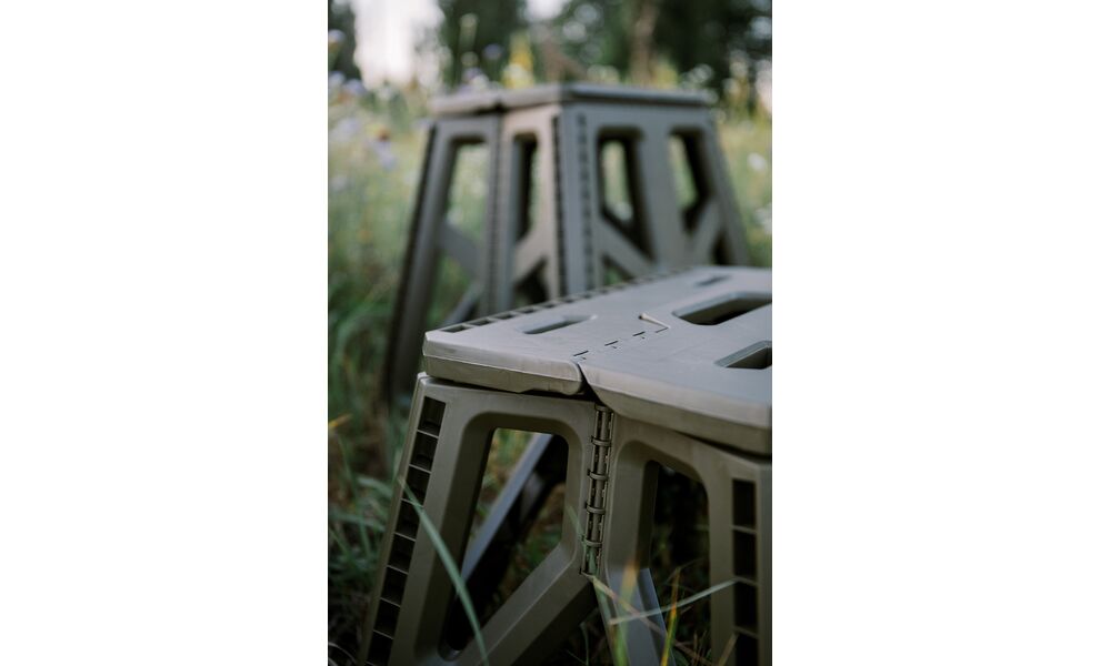Високий розкладний табурет на природу Tribe Camp Chair - High (Olive), Тип розміру: High, Колір виробника: Olive, зображення 11