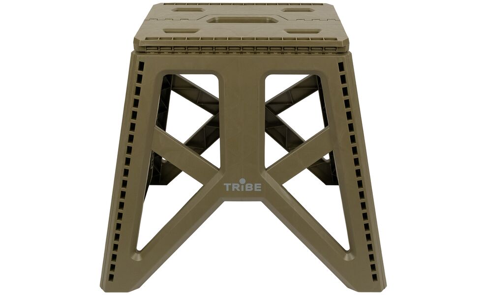 Високий розкладний табурет на природу Tribe Camp Chair - High (Olive), Тип розміру: High, Колір виробника: Olive, зображення 2