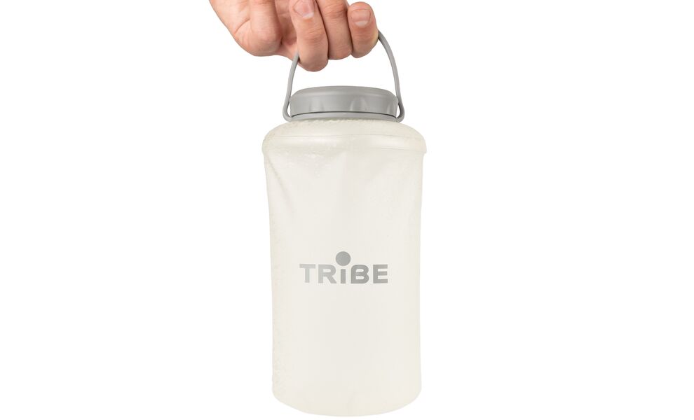 М'яка пляшка для води Tribe Soft Bottle (Crystal White) на 1 л, Об'єм: 1000, Колір: Crystal White, зображення 2