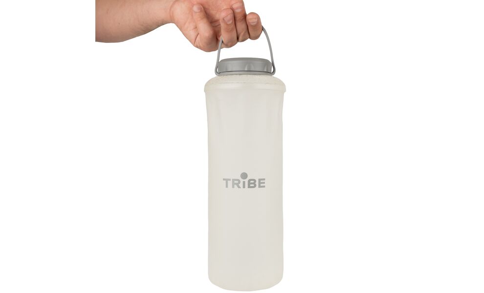 М'яка пляшка для води Tribe Soft Bottle (Crystal White) на 1,5 л, Об'єм: 1500, Колір: Crystal White, зображення 2