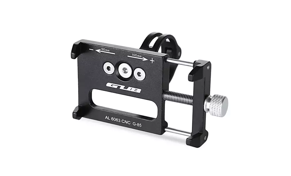 Тримач гаджета на кермо або винос GUB G-85 (Black), зображення 2