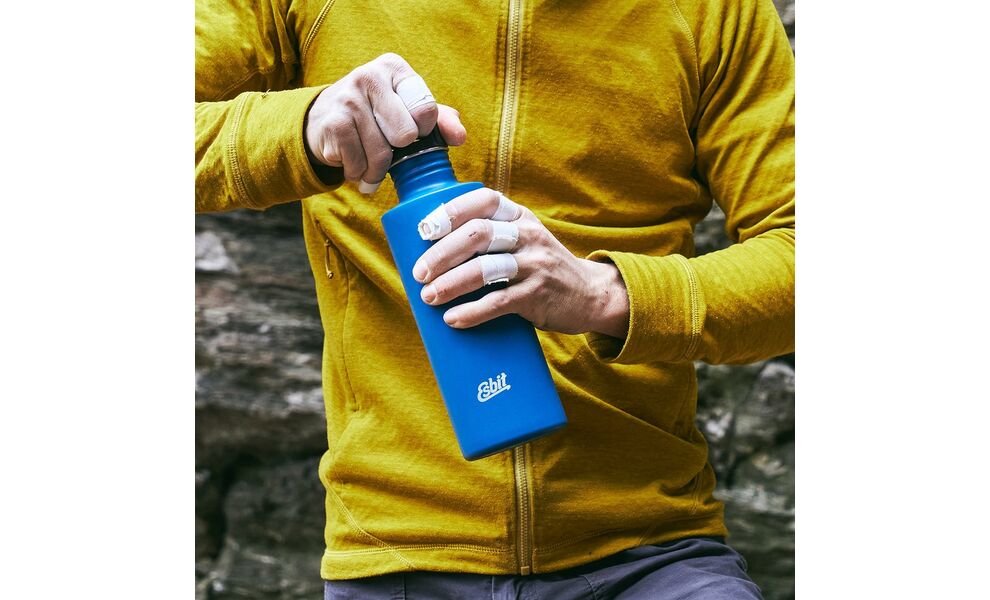Пляшка для води Esbit Sculptor (Polar Blue) на 750 мл, нержавіюча сталь, Об'єм: 750, Колір виробника: Polar Blue, зображення 7