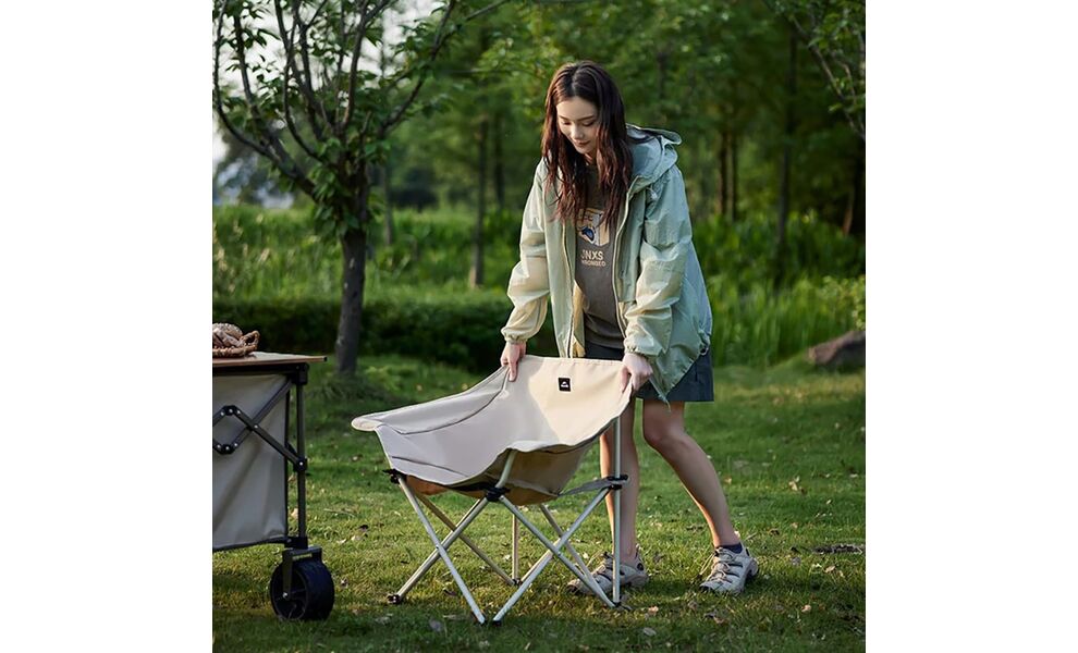 Розкладне крісло Naturehike CNH23JU13002 (Sand), Колір виробника: Sand, зображення 6
