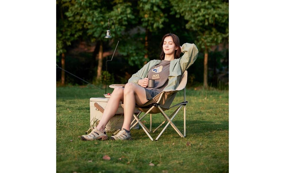 Розкладне крісло Naturehike CNH23JU13002 (Sand), Колір виробника: Sand, зображення 9