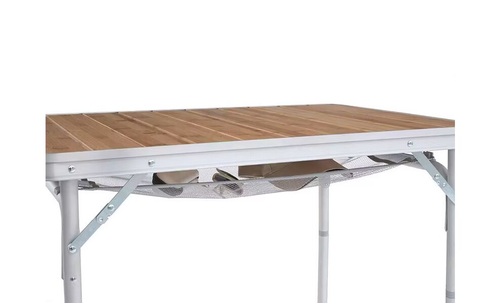 Розкладний стіл з бамбуковою стільницею Outwell Calgary S - 75x55x70 см, Тип розміру: S, Колір: Brown, зображення 3