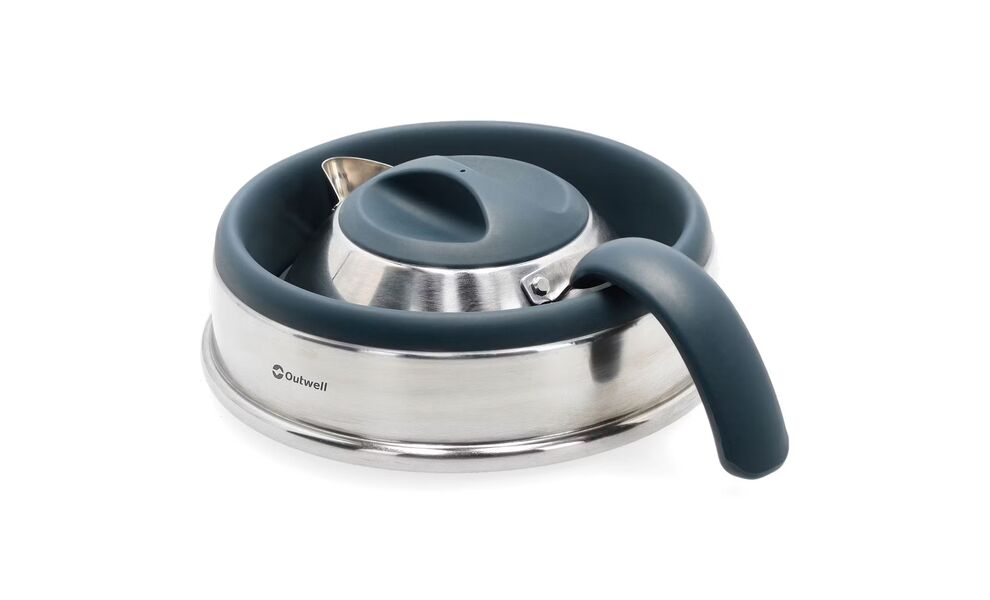 Складний туристичний чайник для пальника Outwell (Navy Night) на 1,5 л, харчовий силікон, Об'єм: 1,5, Колір виробника: Navy Night, Діаметр: 16,5, зображення 5