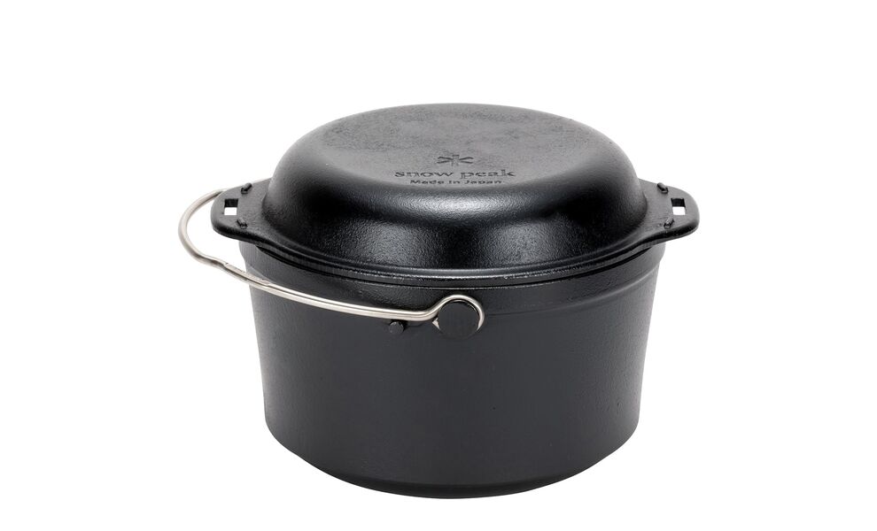 Чавунна жаровня Snow Peak CS-550 Cast Iron Duo Cooker, зображення 11