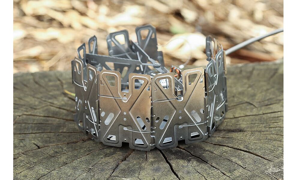 Туристичний газовий пальник зі шлангом, підігрівом, п'єзопідпалом та вітрозахистом Snow Peak GS-360 GeoShield Stove під різьбовий балон, зображення 14