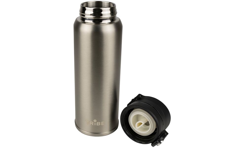 Термокружка для кави з поїлкою Tribe Motion (Grey) на 450 мл: герметична кришка, Об'єм: 450, Колір: Grey, зображення 3
