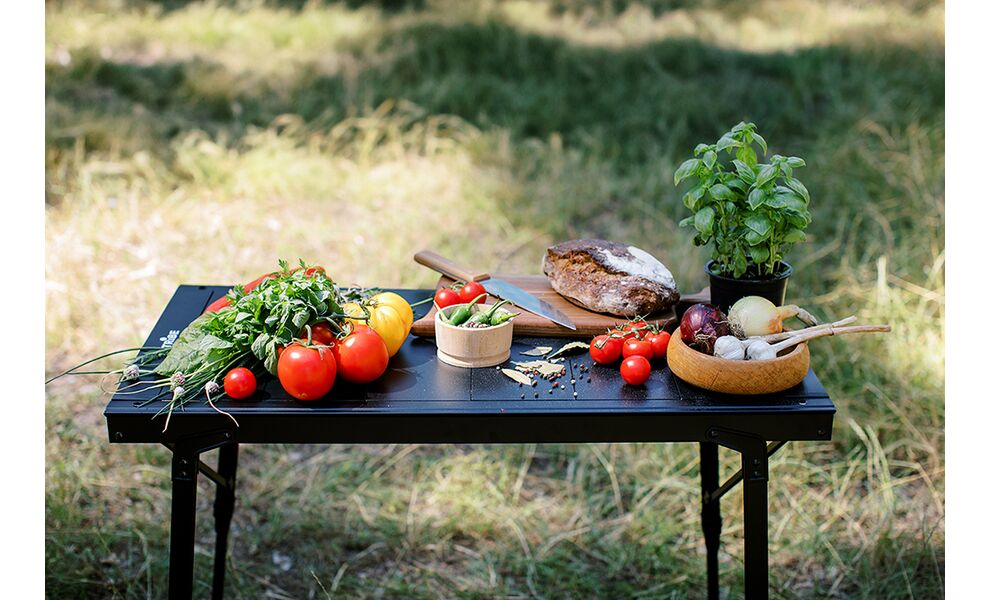 Розкладний стіл з алюмінію Tribe Camp Table Alu - 86x42x68 см, Колір: Black, зображення 27