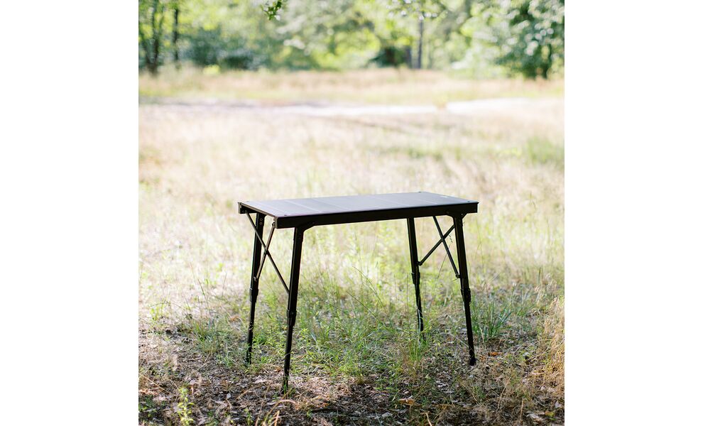 Розкладний стіл з алюмінію Tribe Camp Table Alu - 86x42x68 см, Колір: Black, зображення 17