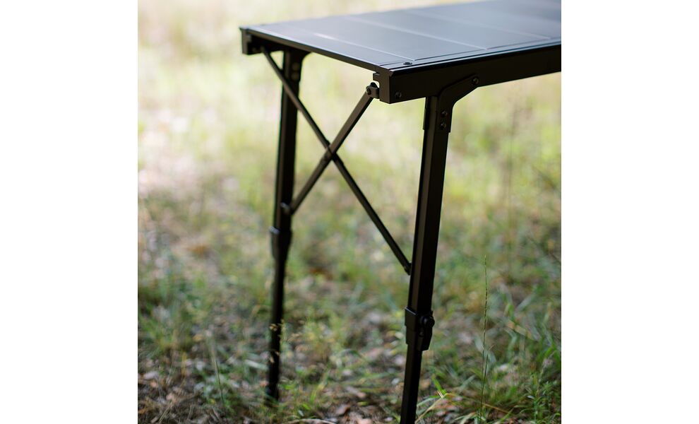 Розкладний стіл з алюмінію Tribe Camp Table Alu - 86x42x68 см, Колір: Black, зображення 18