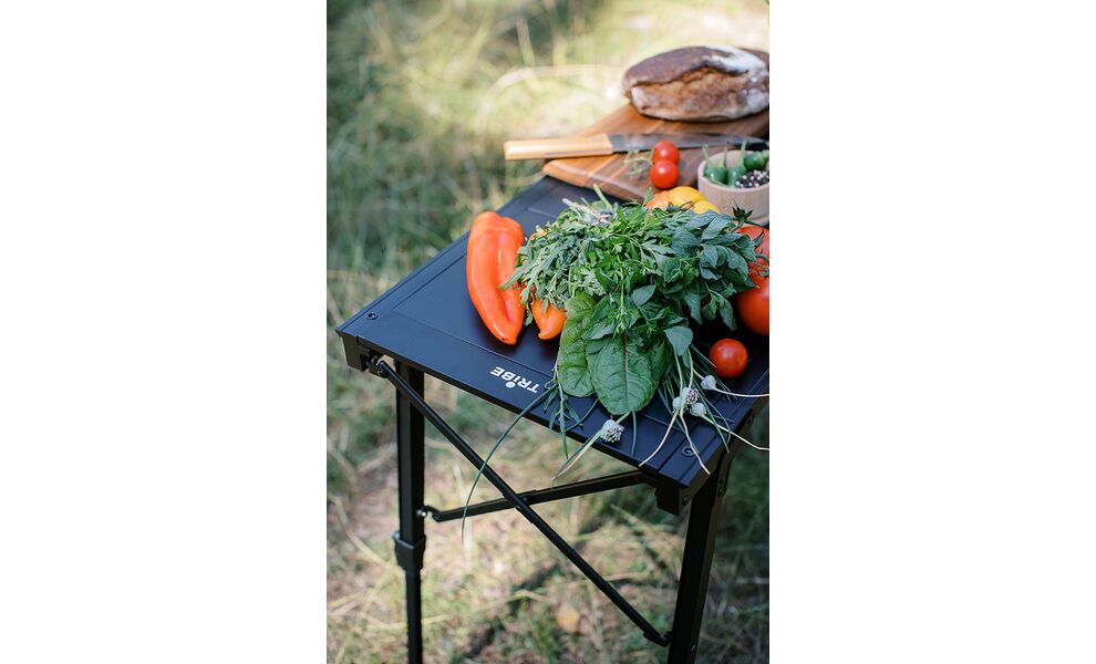 Розкладний стіл з алюмінію Tribe Camp Table Alu - 86x42x68 см, Колір: Black, зображення 28