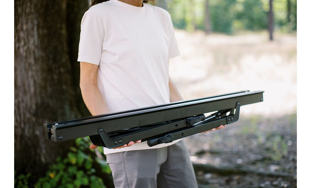 Розкладний стіл з алюмінію Tribe Camp Table Alu - 86x42x68 см, Колір: Black, зображення 37