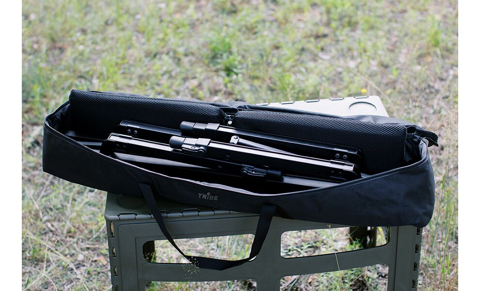 Розкладний стіл з алюмінію Tribe Camp Table Alu - 86x42x68 см, Колір: Black, зображення 38