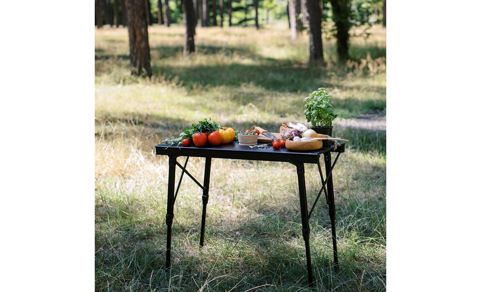 Розкладний стіл з алюмінію Tribe Camp Table Alu - 86x42x68 см, Колір: Black, зображення 29