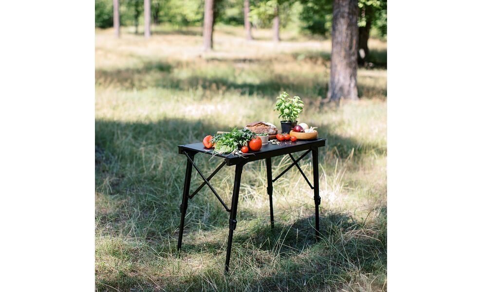 Розкладний стіл з алюмінію Tribe Camp Table Alu - 86x42x68 см, Колір: Black, зображення 31