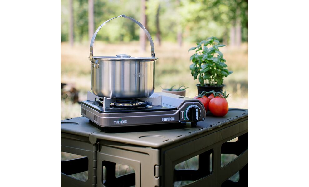 Розкладний стіл Tribe Camp Table - High (Olive), 70x44,5x55 см, Тип розміру: High, Колір: Olive, зображення 22