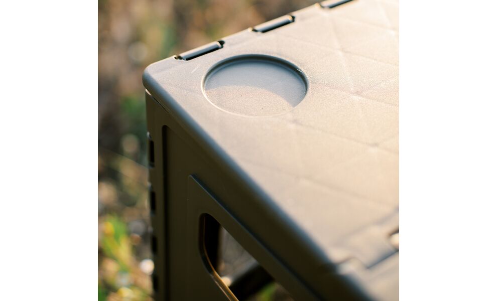 Розкладний стіл Tribe Camp Table - High (Olive), 70x44,5x55 см, Тип розміру: High, Колір: Olive, зображення 12