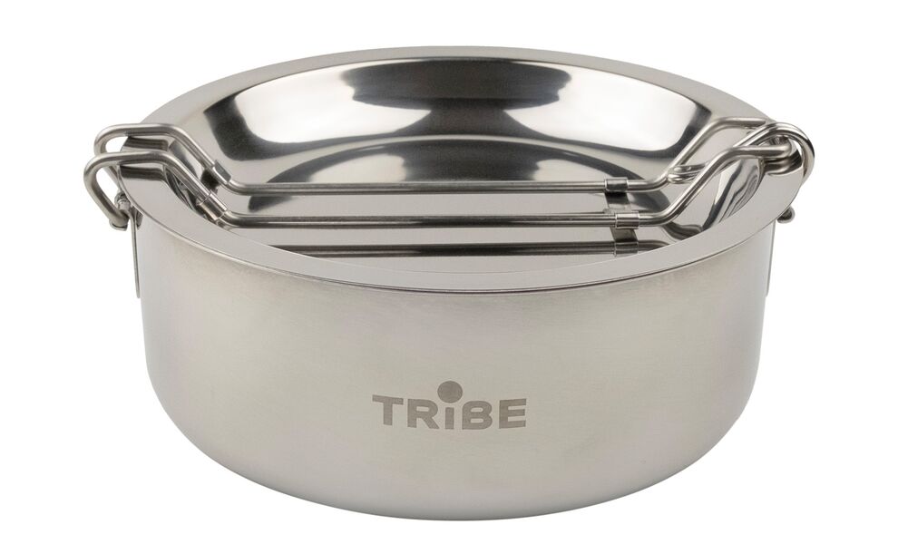 Похідний набір посуду з нержавіючої сталі Tribe Tourist Set на 1–2 осіб: каструля, миска, зображення 2