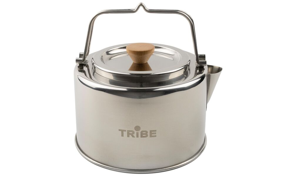Туристичний чайник з заварником Tribe Kettle на 1,2 л, нержавіюча сталь, зображення 3