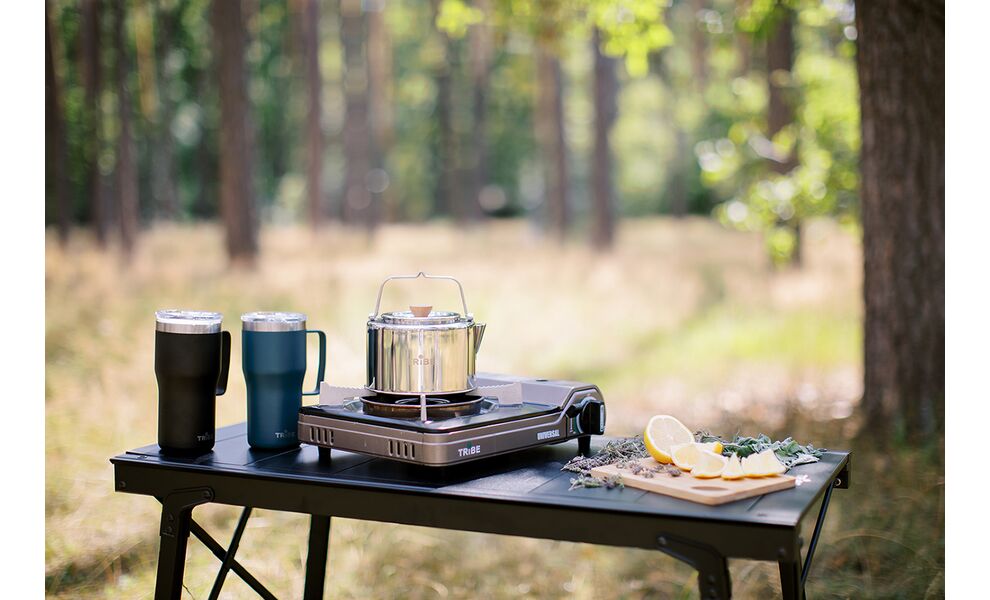 Туристична термочашка з кришкою Tribe Travel Mug (Black) на 600 мл, нержавіюча сталь, Об'єм: 600, Колір: Black, зображення 6