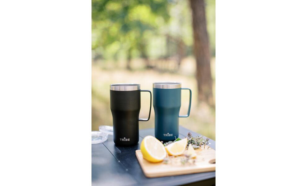Туристична термочашка з кришкою Tribe Travel Mug (Blue) на 600 мл, нержавіюча сталь, Об'єм: 600, Колір: Blue, зображення 10