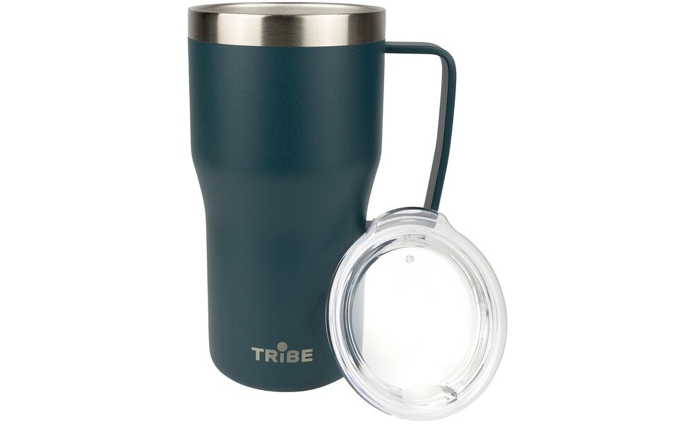 Туристична термочашка з кришкою Tribe Travel Mug (Blue) на 600 мл, нержавіюча сталь, Об'єм: 600, Колір: Blue, зображення 2