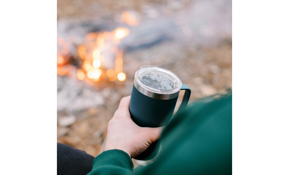 Туристична термочашка з кришкою Tribe Travel Mug (Blue) на 600 мл, нержавіюча сталь, Об'єм: 600, Колір: Blue, зображення 6