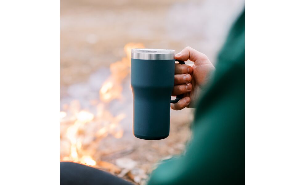 Туристична термочашка з кришкою Tribe Travel Mug (Blue) на 600 мл, нержавіюча сталь, Об'єм: 600, Колір: Blue, зображення 8