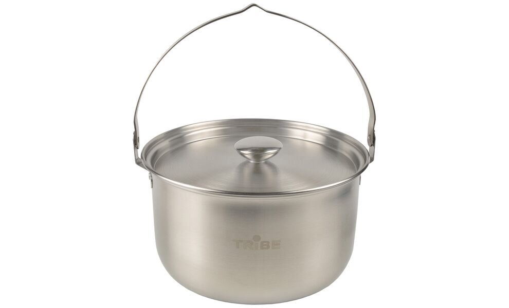 Туристичний казанок для вогнища Tribe Family на 3,5 л, нержавіюча сталь, зображення 2