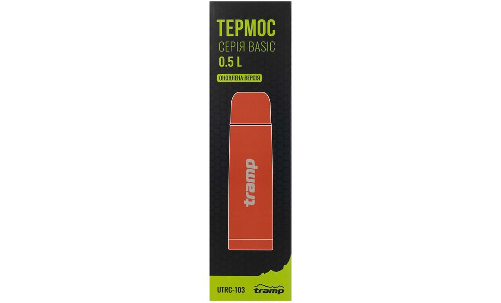 Термос Tramp Basic UTRC-103 (Red) на 500 мл, Об'єм: 500, Колір: Red, зображення 4