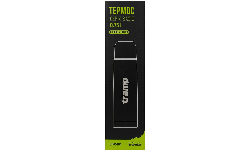 Термос Tramp Basic UTRC-104 (Black) на 750 мл, Об'єм: 750, Колір: Black, зображення 4