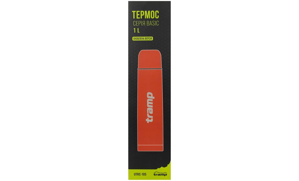 Термос Tramp Basic UTRC-105 (Red) на 1 л, Об'єм: 1000, Колір: Red, зображення 4