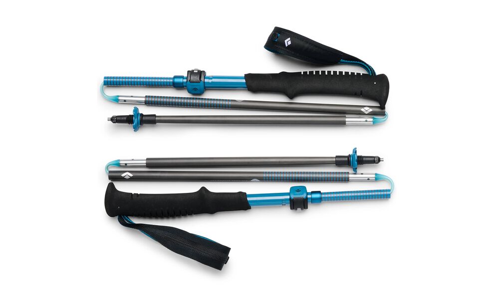 Трекінгові палиці Black Diamond Distance Carbon FLZ, 125-140 см, Тип розміру: 125-140, Колір: Desert Sky, зображення 4