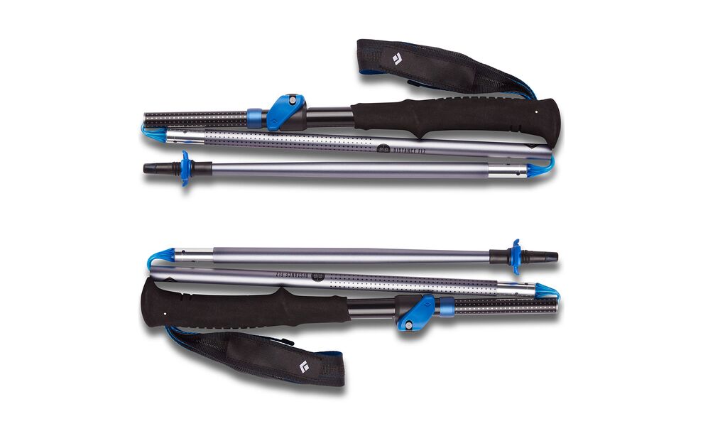 Трекінгові палиці Black Diamond Distance FLZ, 125-140 см, Тип розміру: 125-140, Колір: Pewter, зображення 4