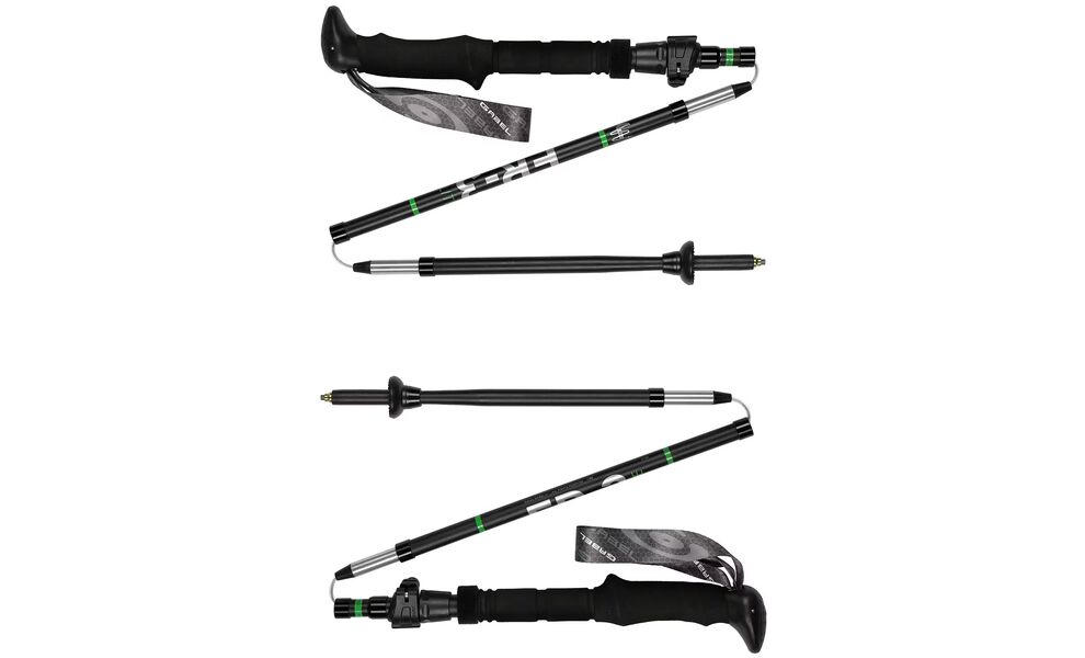 Трекінгові палиці Gabel FR-3 EF, 110-130 см, Тип розміру: 110-130, Колір: Black, зображення 4