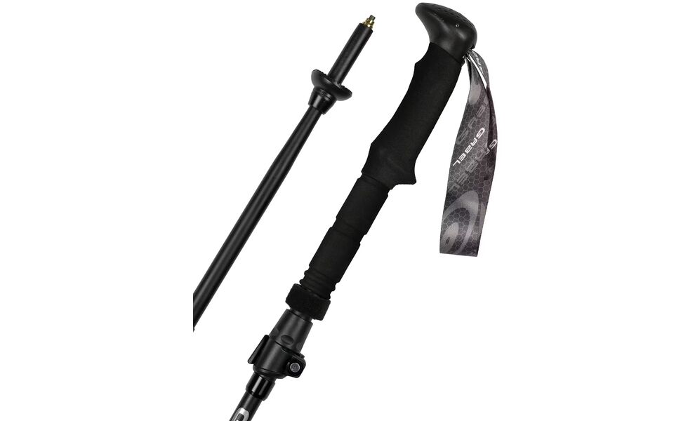 Трекінгові палиці Gabel FR-3 EF, 110-130 см, Тип розміру: 110-130, Колір: Black, зображення 5