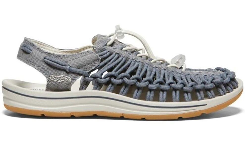 Міські сандалі жіночі Keen Uneek Canvas (Steel Grey/Birch), Колір виробника: Steel Grey/Birch, Розмір виробника: US 6,5 (EU 37), зображення 2