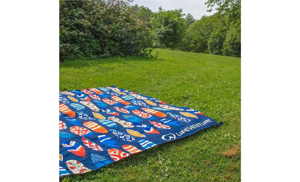 Килимок для пікніку Lifeventure Picnic Blanket (Surfboards), Колір виробника: Surfboards, зображення 7