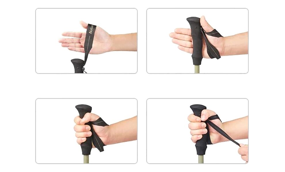 Трекінгова палиця Naturehike CNK2300DS010 (Yellow), 100 см - 1 шт., Тип розміру: 100, Колір: Yellow, зображення 6