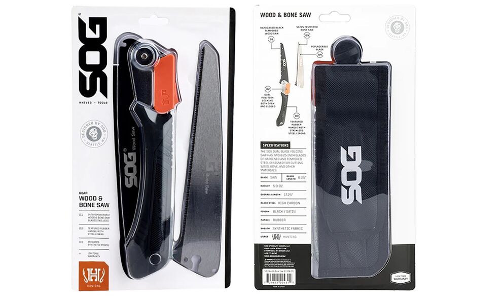 Пилка складна SOG Folding Wood&Bone Saw, зображення 12