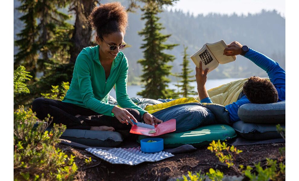 Сідачка Therm-a-Rest Z-Seat (Blue/Silver), Колір виробника: Blue/Silver, Розміри: 40х33х2, зображення 4