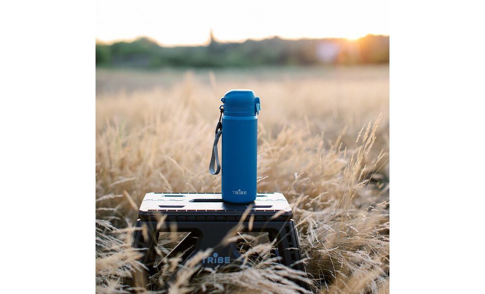 Термокружка з трубочкою Tribe Urban (Blue) на 550 мл: герметична кришка, Об'єм: 550, Колір: Blue, зображення 15