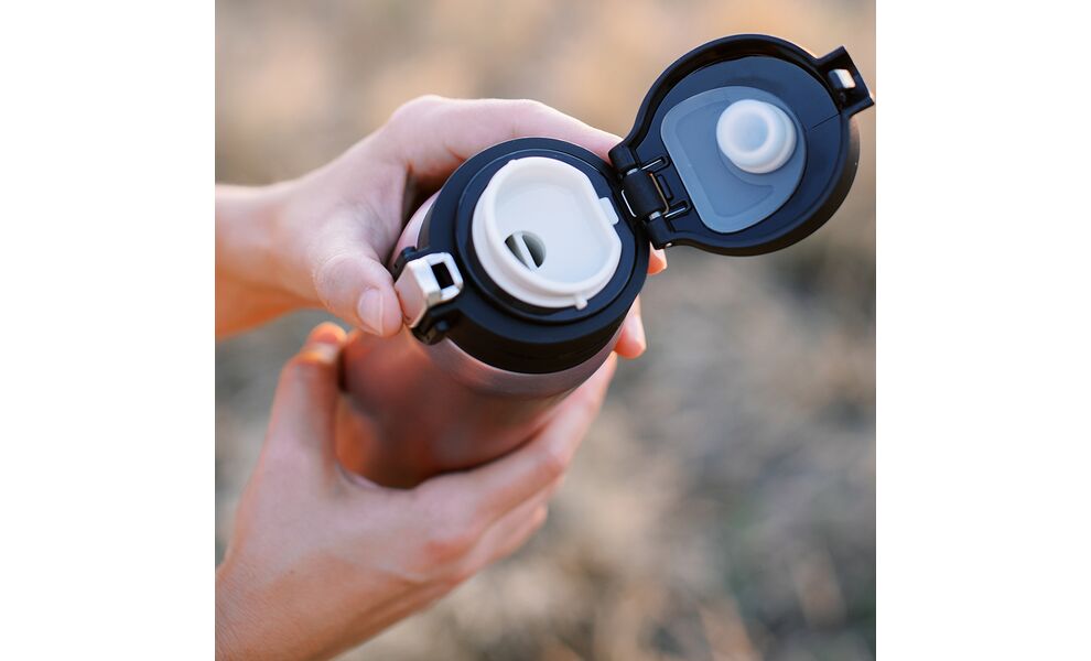 Термокружка для кави з поїлкою Tribe Motion (Pink) на 360 мл: герметична кришка, Об'єм: 360, Колір: Pink, зображення 10